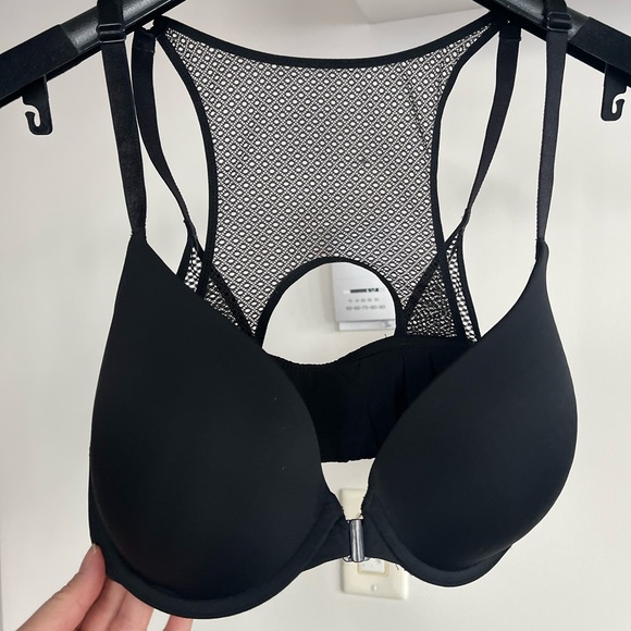 Victoria's Secret Sz US32 DD T-Shirt Lightly Lined Demi Bra Adjustable straps - Picture 4 of 9